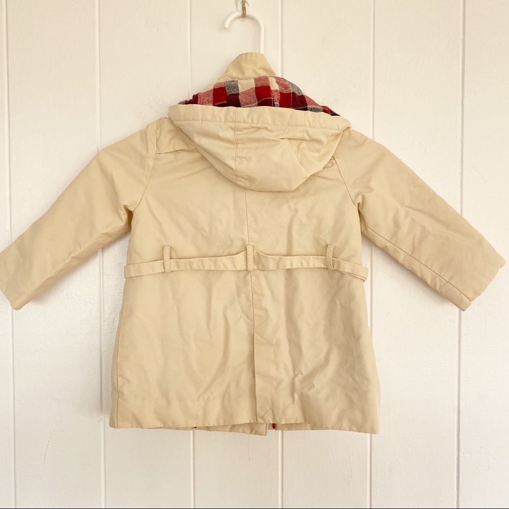 Zara Girls Winter Rain Trench Coat - Picture 3 of 8